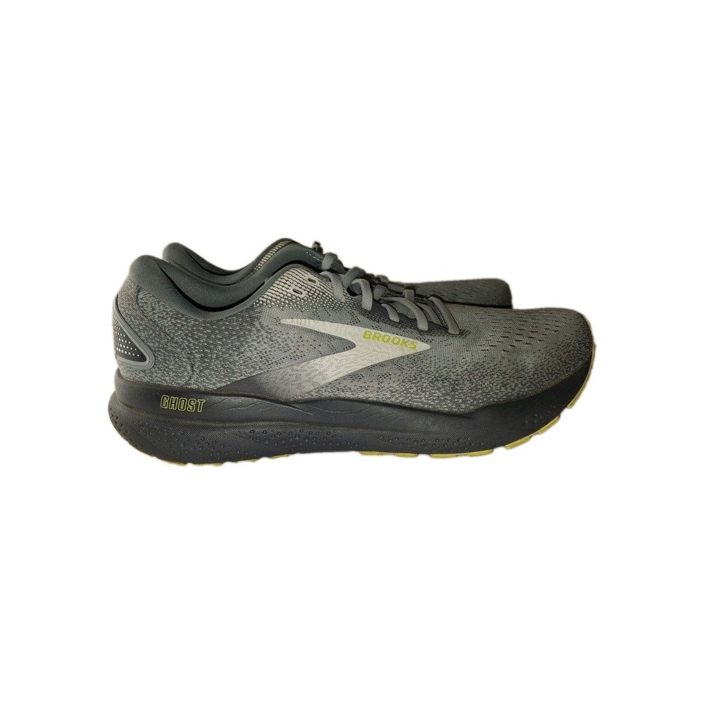Brooks Ghost 16 Men's Size 11 Medium D Primer Grey Lime Road Running Shoes